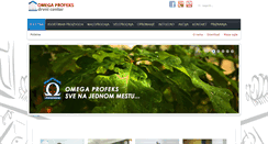 Desktop Screenshot of omegaprofeks.co.rs