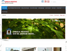 Tablet Screenshot of omegaprofeks.co.rs